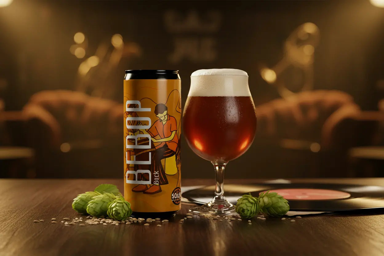 Bebop la Bock del birrificio 50&50 porta in lattina tutto il calore e la profonditΓ di uno stile tedesco classico - maltese.beer