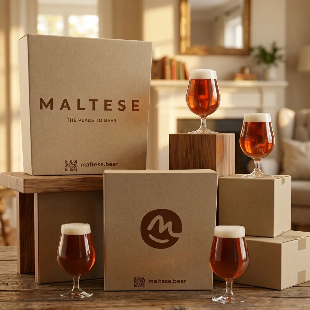 Box degustazione di birre chiare - pack 12 lattine - maltese.beer