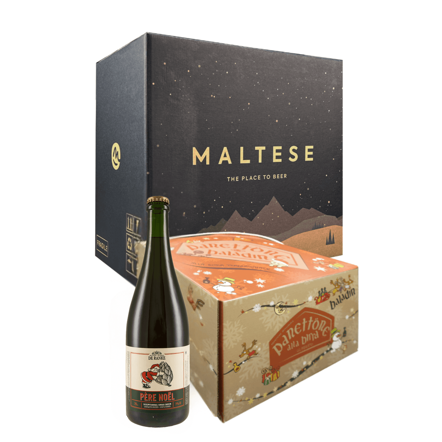 Box Panettone Glassato e Père Noël