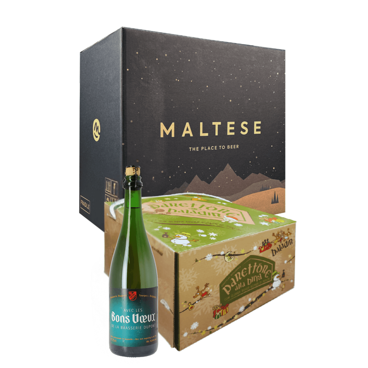 Box Panettone senza canditi e Bons Voeux