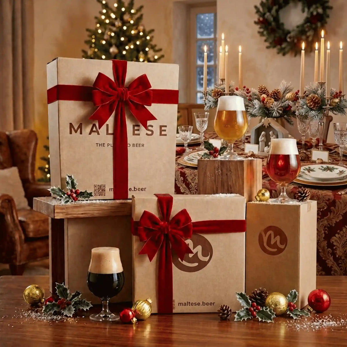 Box birre artigianali di Natale – Box 12 birre - Quattro birre, dodici lattine e tutto il gusto delle feste