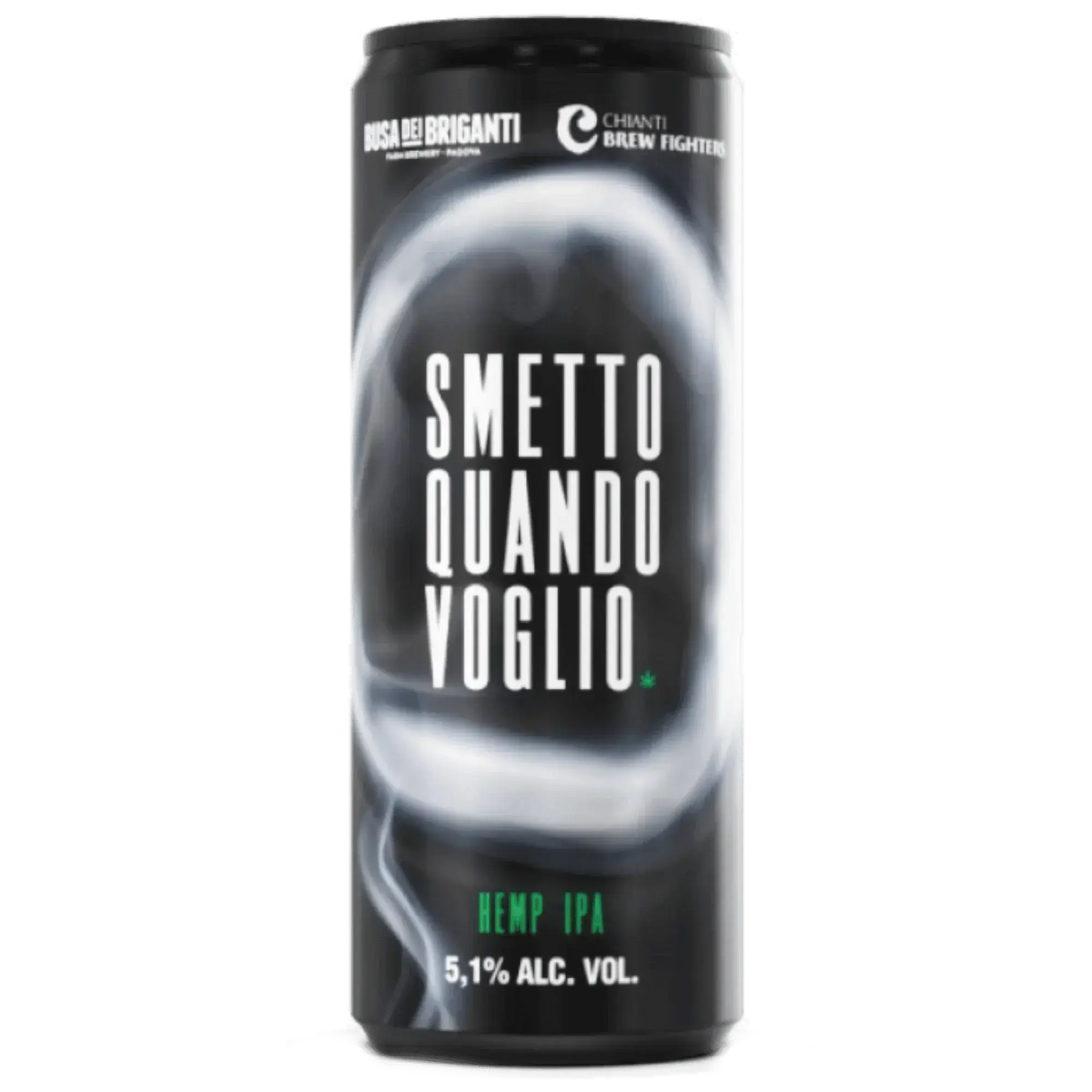 Smetto Quando Voglio, birra artigianale Hemp IPA da Busa dei Briganti e Chianti Brew Fighters.