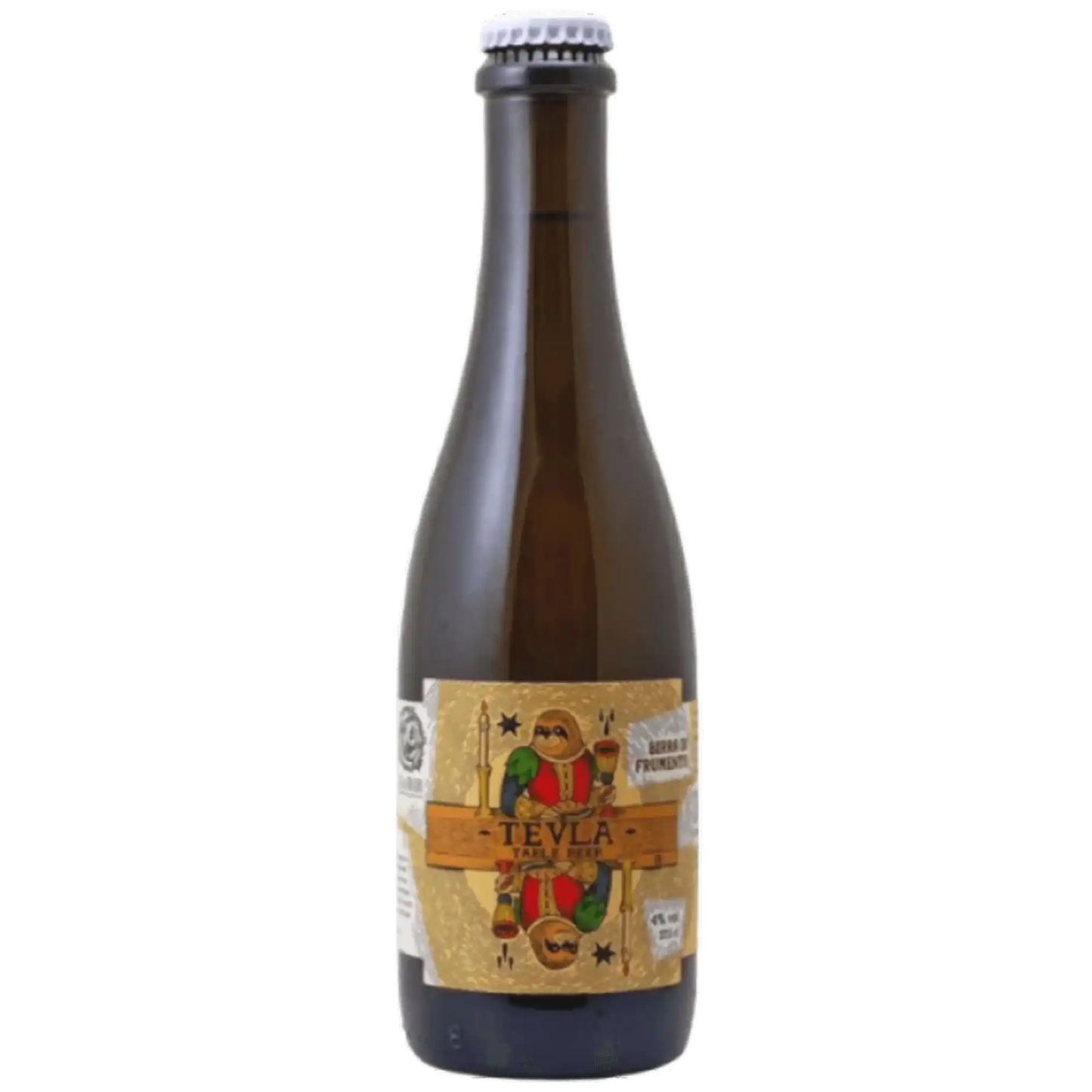 Tevla, birra artigianale del birrificio con note funky, bottiglia elegante da 33cl.