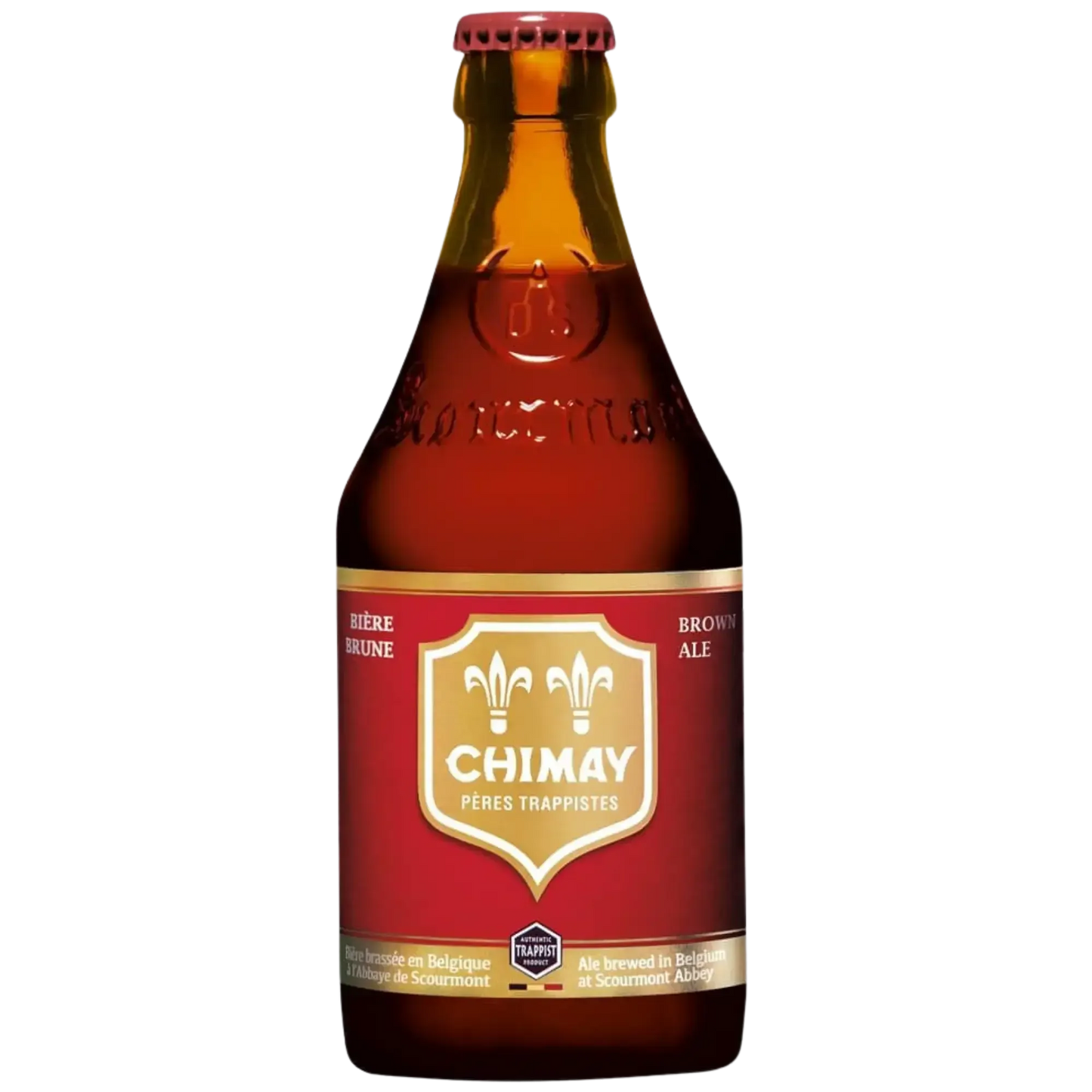 Chimay Rouge, birra artigianale, craft beer in bottiglia da 33 cl prodotta dal birrificio Chimay in Belgio.