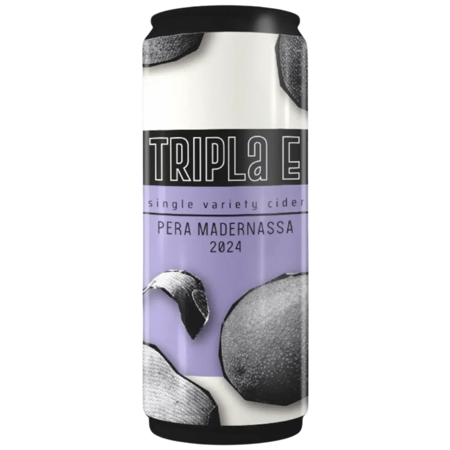 Pera Madernassa, birra artigianale in lattina da 2024, sidro di pere, craft beer del birrificio Tripla E.