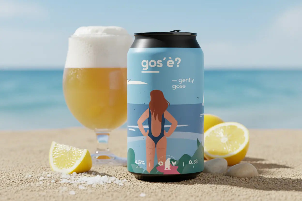 Gos'é è la Gose di Orso Verde: ispirata allo stile tedesco ma reinterpretata con ingredienti mediterranei d'eccellenza - maltese.beer