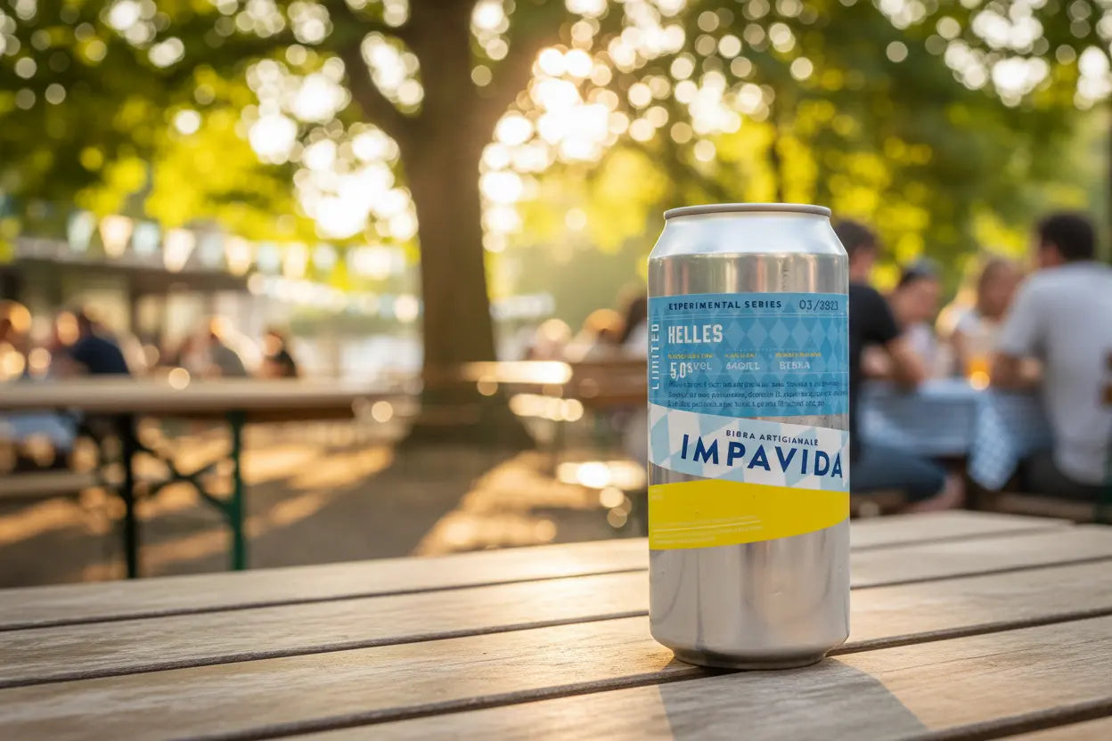 Helles la Lager Bavarese di Birra Impavida - maltese.beer