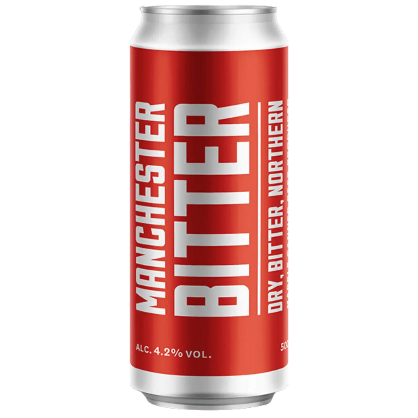 Manchester Bitter can, a craft beer by Manchester Brewery, 500ml, dry bitter with 4.2% vol.