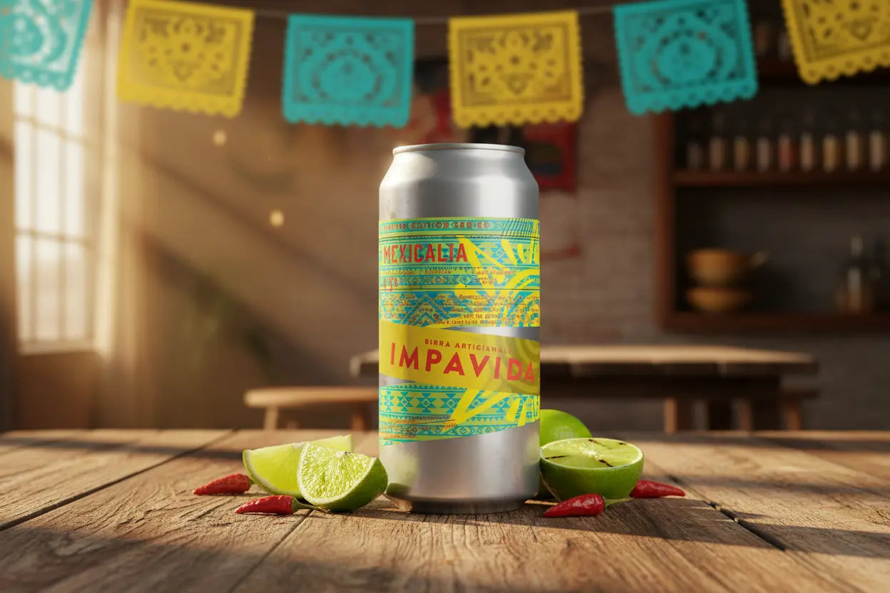 Mexicalia la Mexican Lager di Birra Impavida - maltese.beer