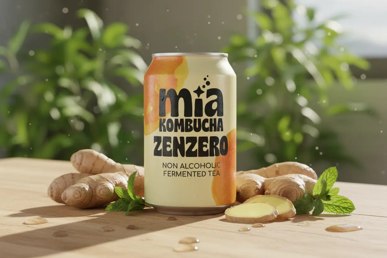 Mia Kombucha Zenzero – Kombucha Artigianale - maltese.beer