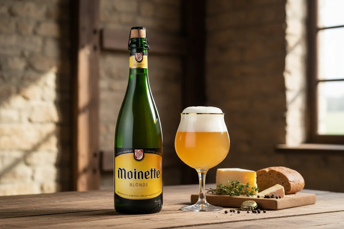 Moinette Blonde Dupont è la Belgian Golden Strong Ale di Brasserie Dupont, Belgio - maltese.beer