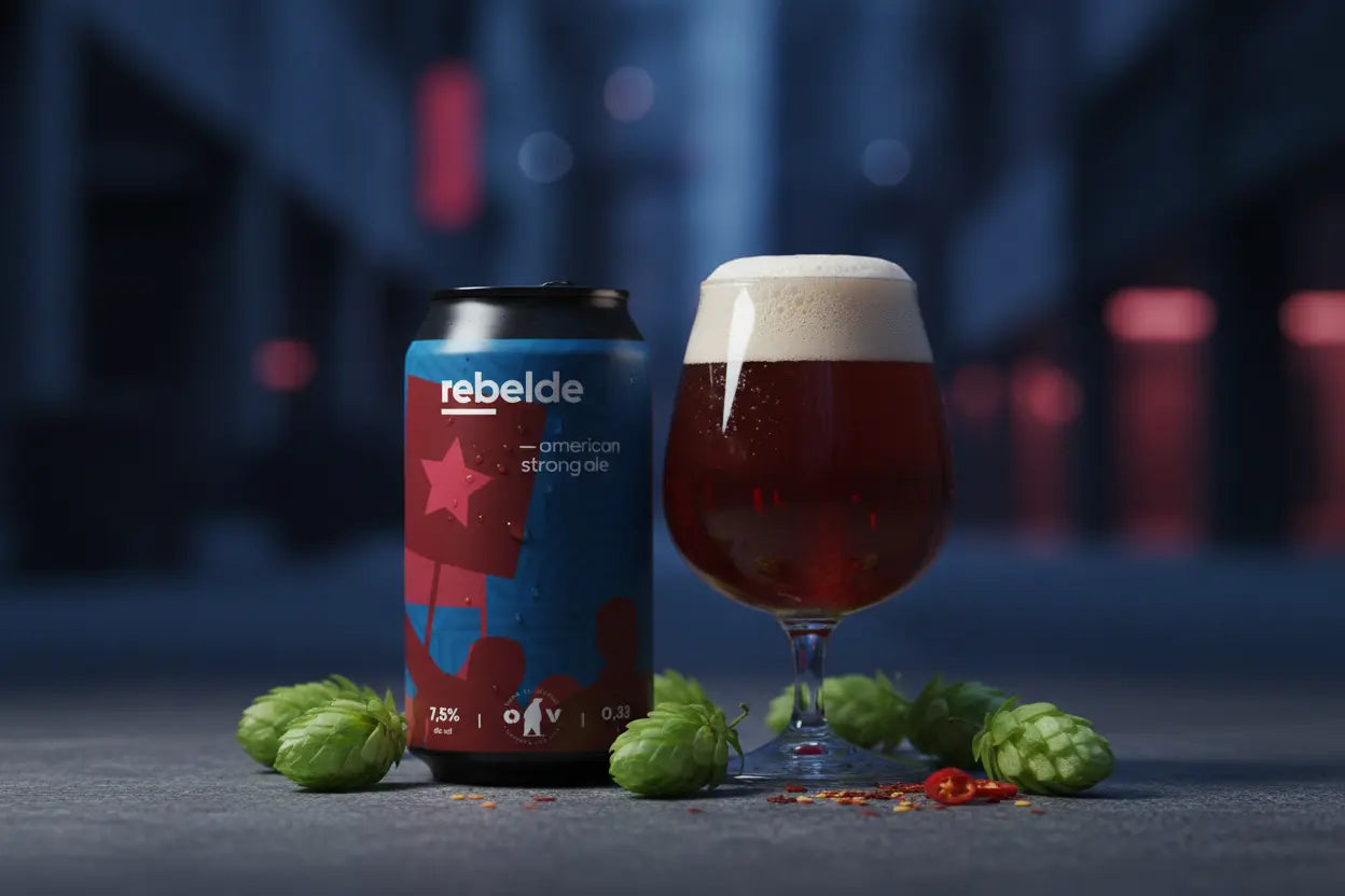 Rebelde l'American Strong Ale firmata Orso Verde - maltese.beer