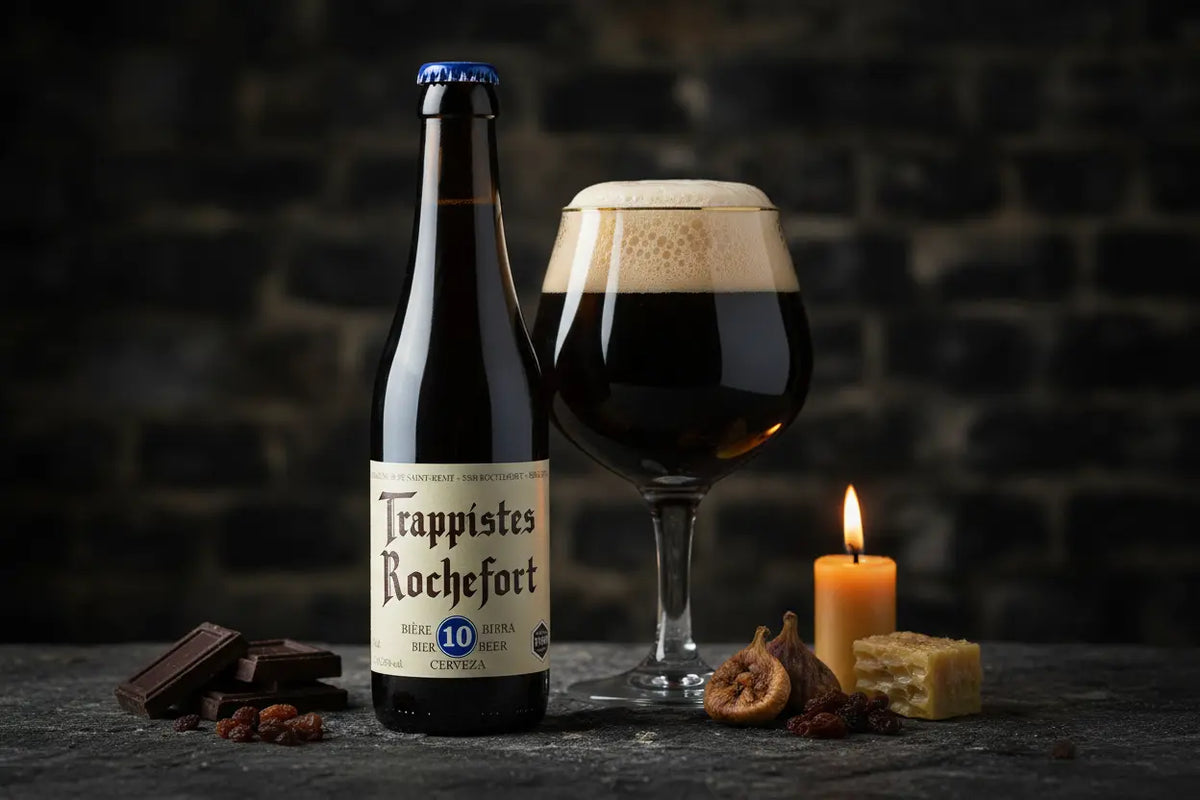 ochefort 10 è la Quadrupel Trappista dell'Abbazia di Notre-Dame de Saint-Remy di Rochefort la regina della casa - maltese.beer