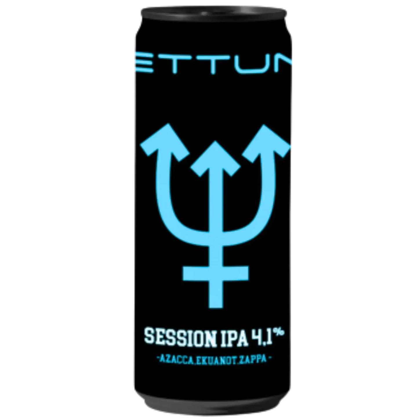 Nettuno Birrificio Sabino Session IPA 4,1% in lattina, birra artigianale italiana con profumi tropicali.