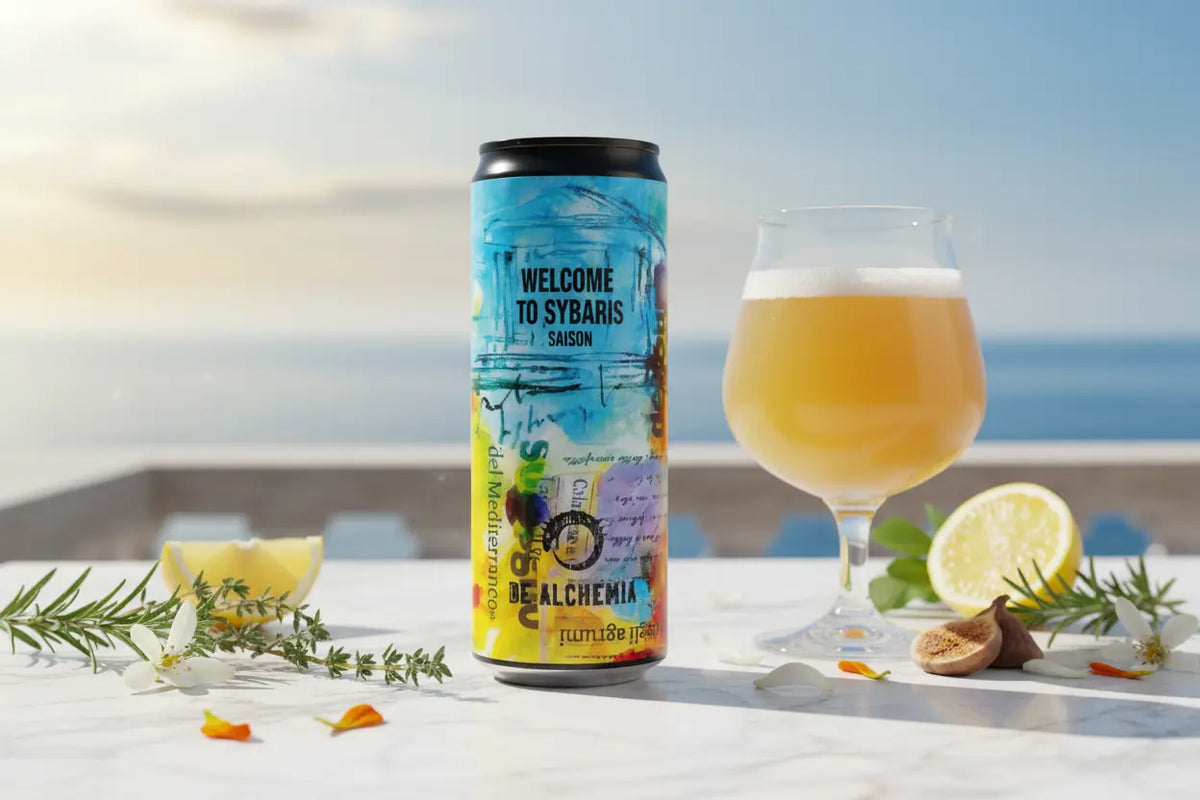 Welcome to Sybaris una Saison sui generis che più che al Belgio guarda proprio alla Calabria: prodotta con malto d'orzo calabrese - maltese.beer