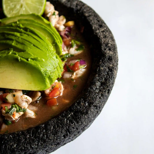Ceviche di gamberi alla birra blanche e lime