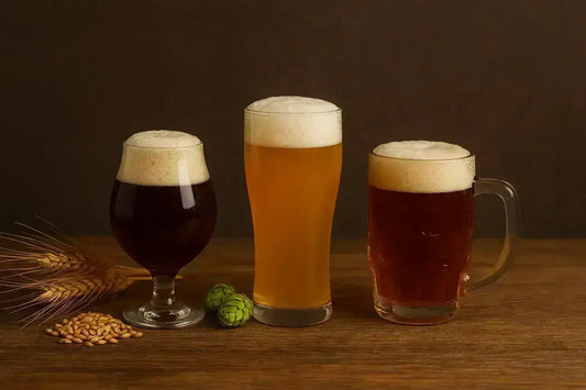 Bicchieri della birra diversi tipi per ogni stile