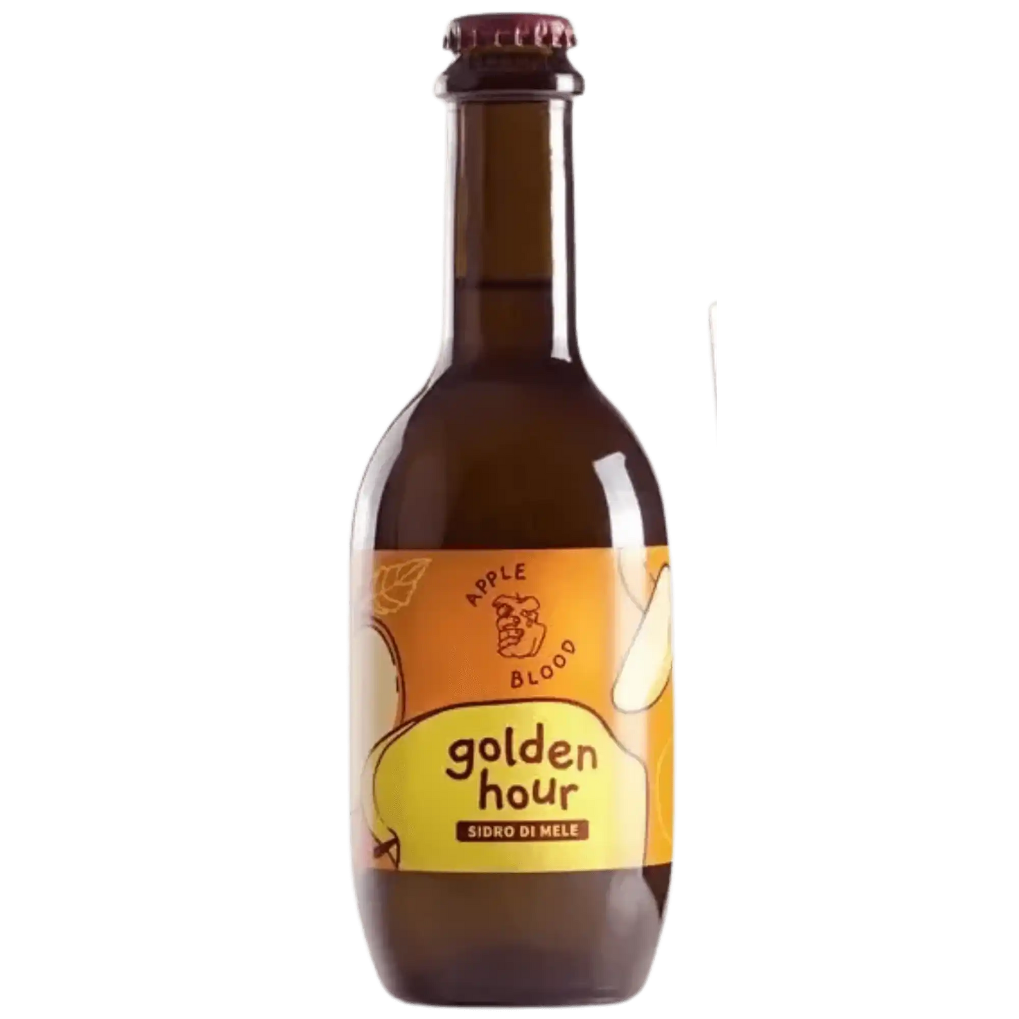 Golden Hour Sidro di mele di Apple Blood, birra artigianale in bottiglia da 330ml.