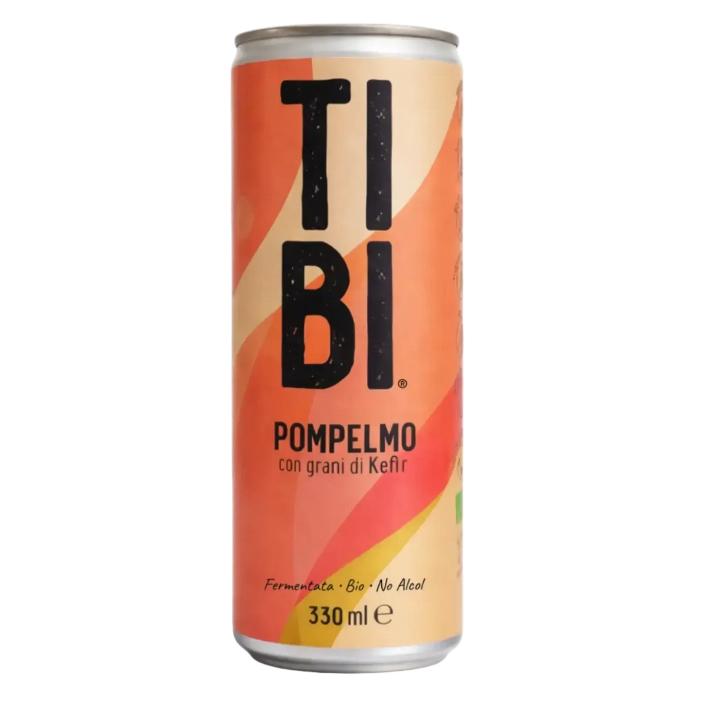 Tibi Pompelmo con grani di kefir è il soft drink fermentato con grani di kefir firmato TIBI