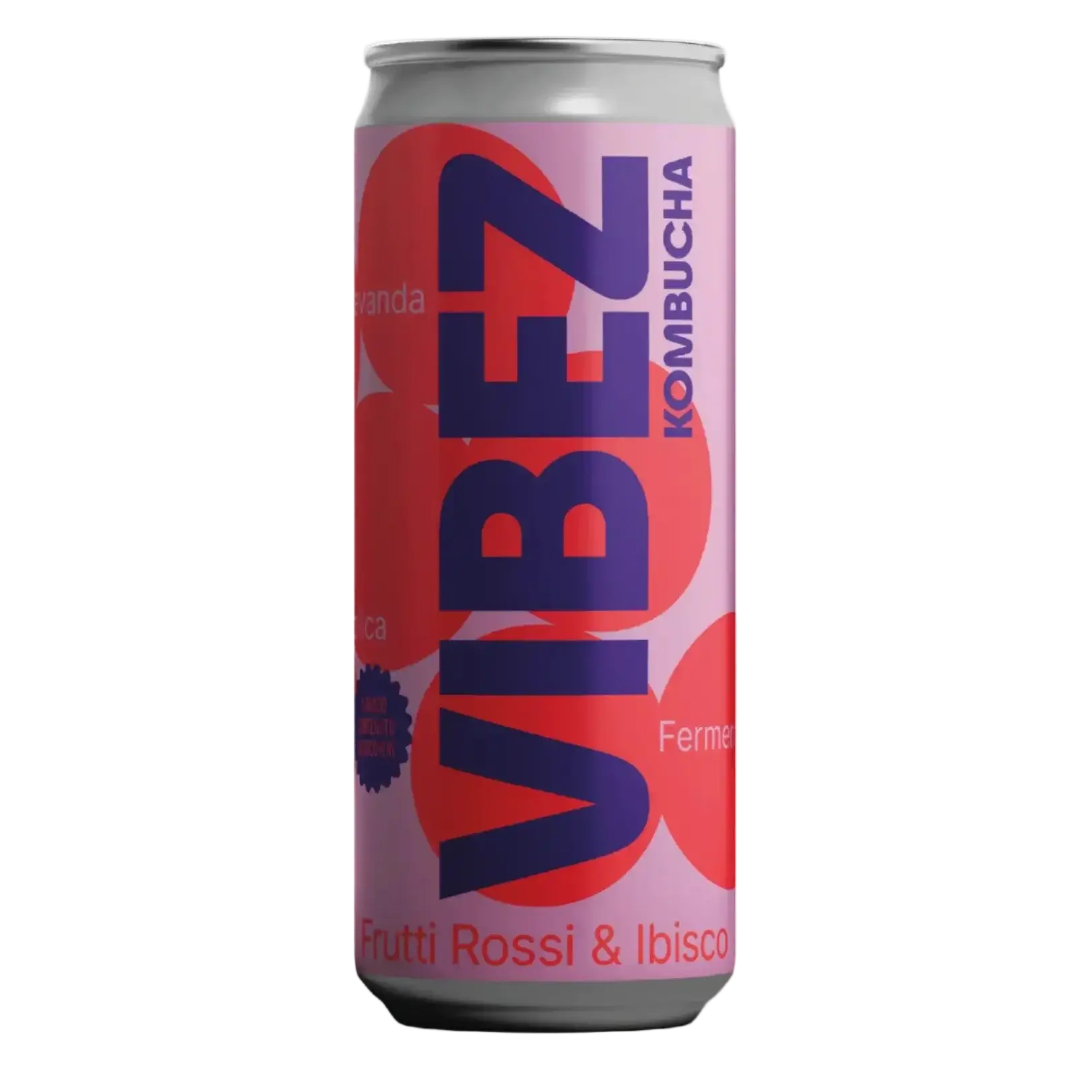Vibez Kombucha Frutti Rossi e Ibisco è la bevanda fermentata viva firmata TIBI: