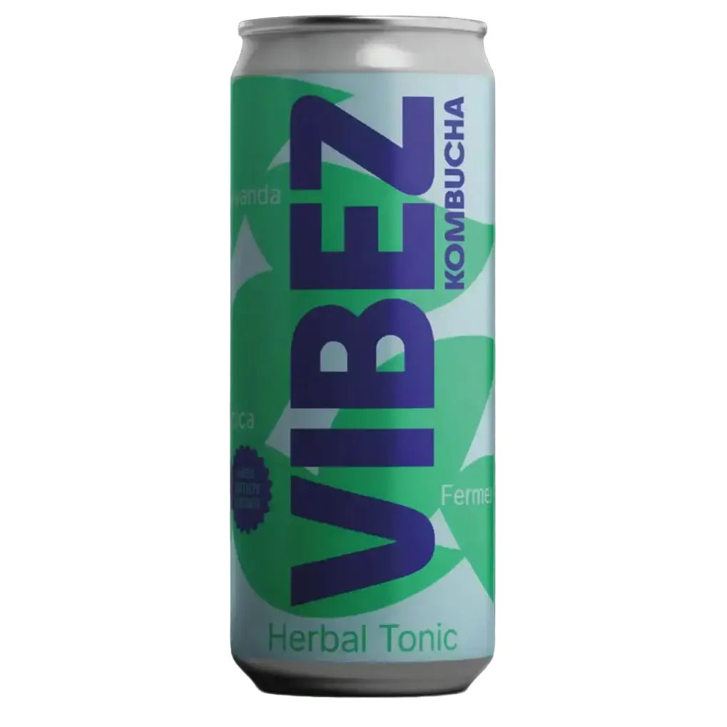Vibez Kombucha Herbal Tonic è la bevanda fermentata viva firmata TIBI