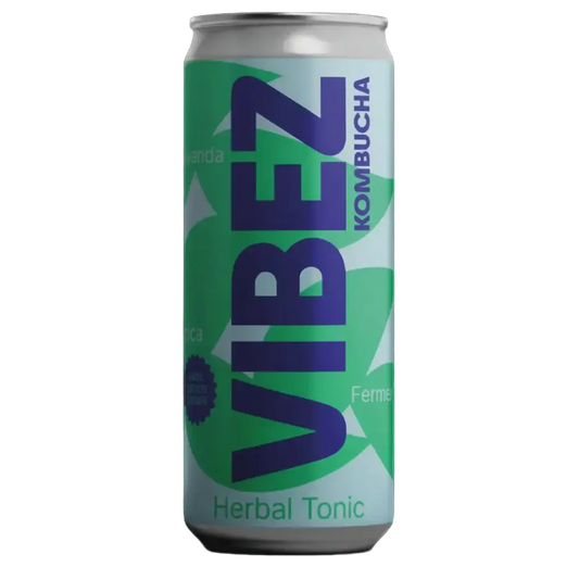 Vibez Kombucha Herbal Tonic è la bevanda fermentata viva firmata TIBI