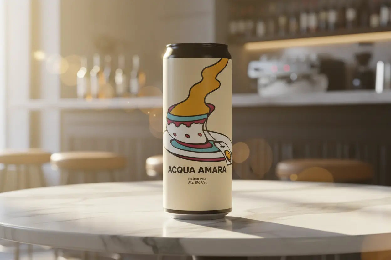 Acqua Amara Italian Pilsner di Birrificio WAR - maltese.beer