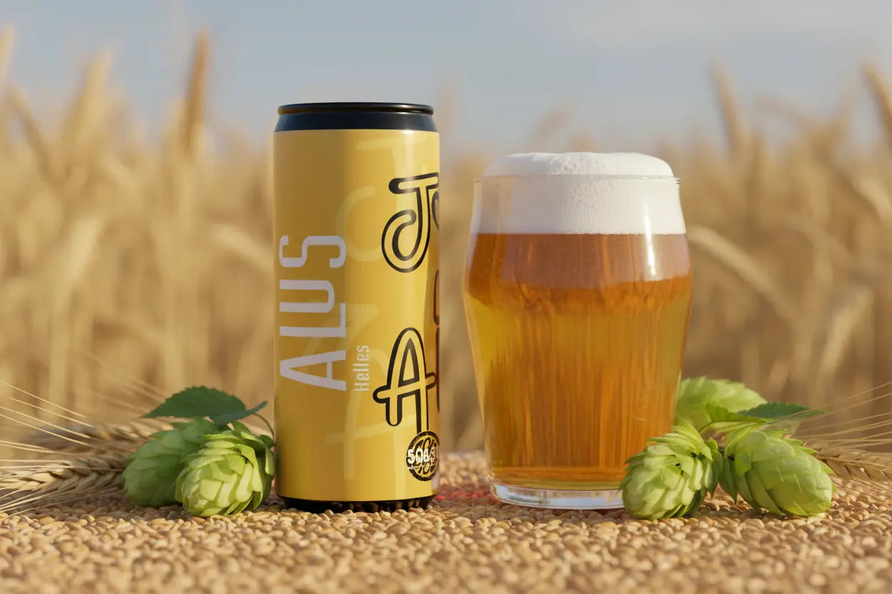 Alus la Helles Bavarese di 50&50 - maltese.beer