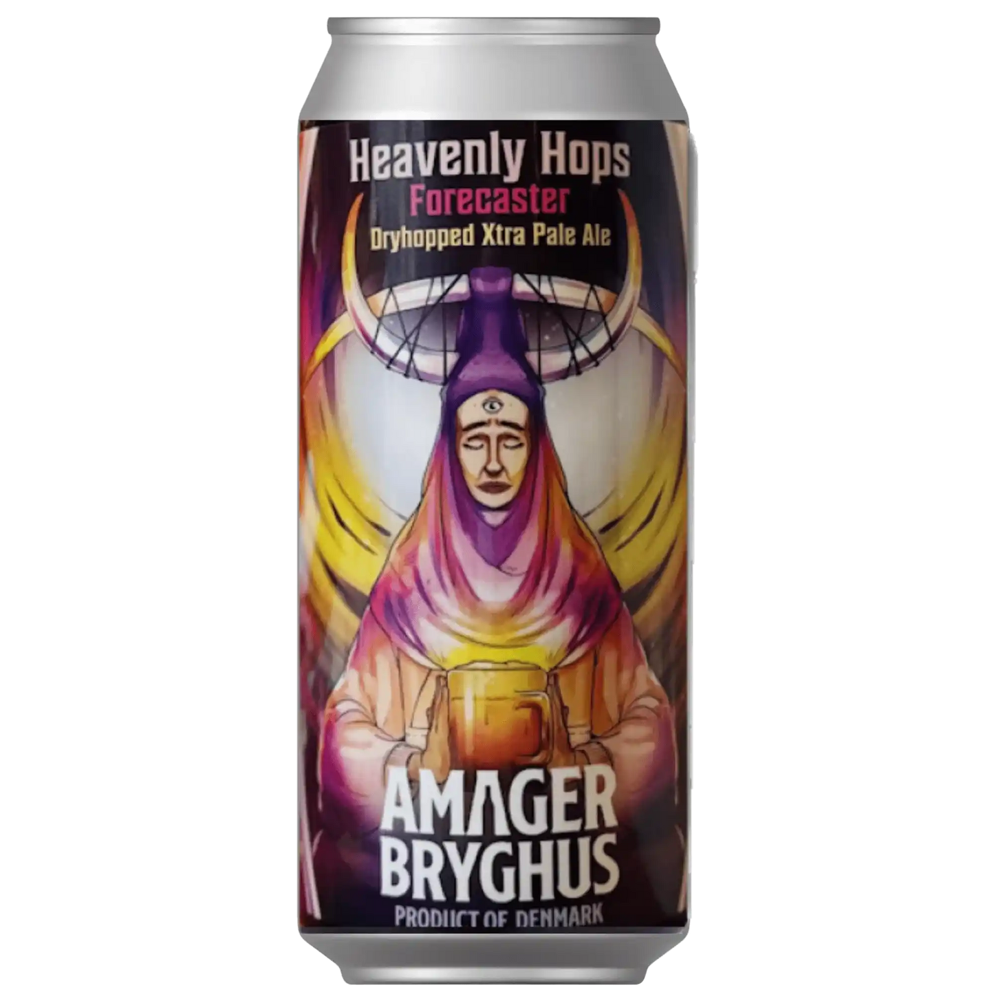 Heavenly Hops - Forecaster, Dryhopped Xtra Pale Ale, birra artigianale di Amager Bryghus, prodotto in Danimarca.