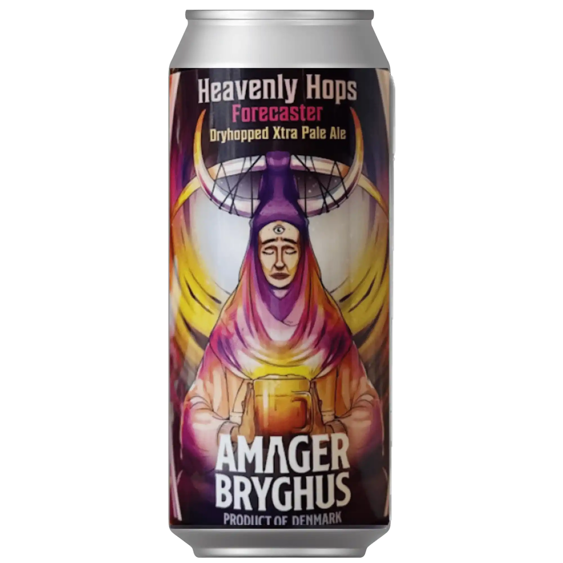 Heavenly Hops - Forecaster, Dryhopped Xtra Pale Ale, birra artigianale di Amager Bryghus, prodotto in Danimarca.