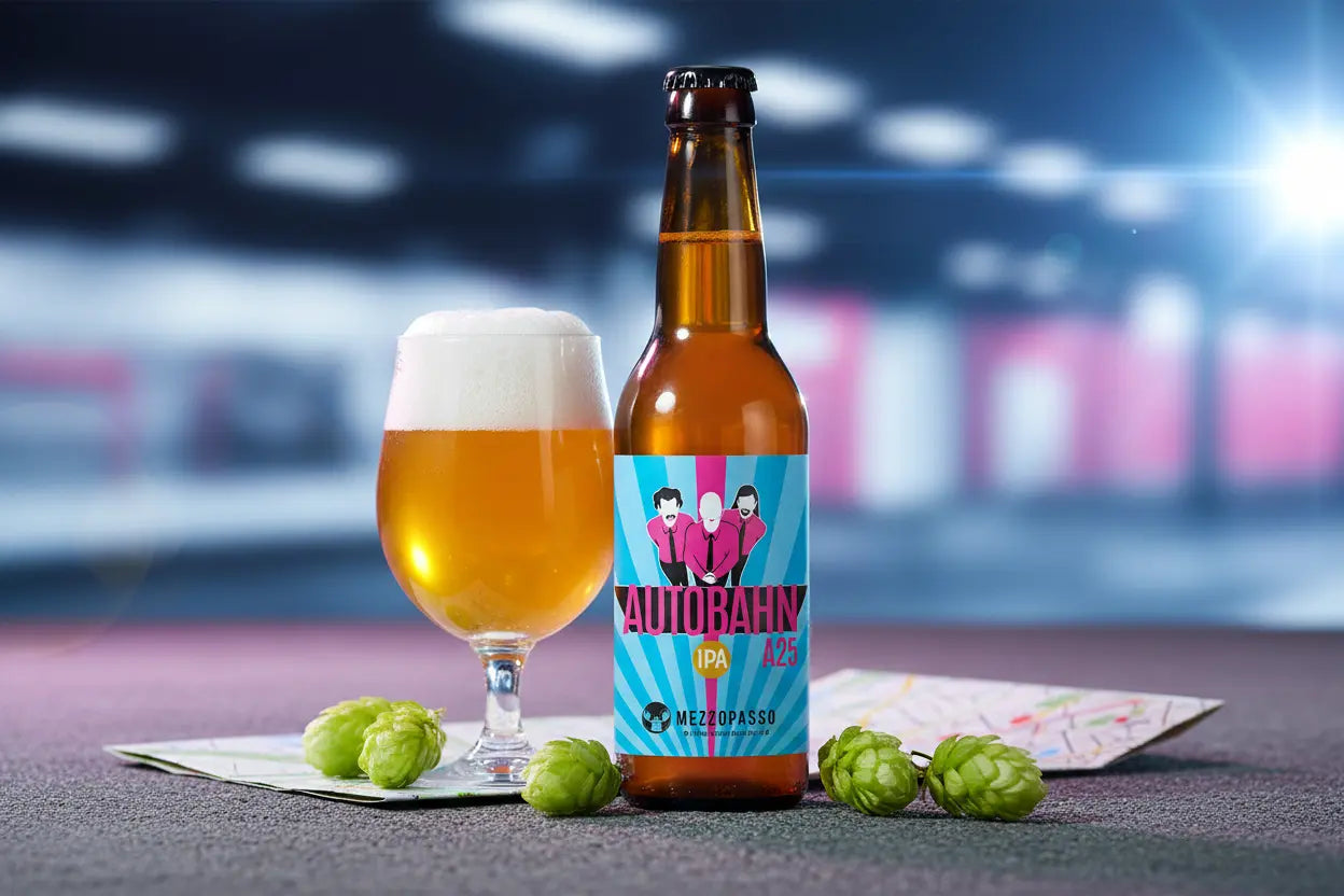 Autobahn IPA American IPA di Birrificio Mezzopasso - maltese.beer