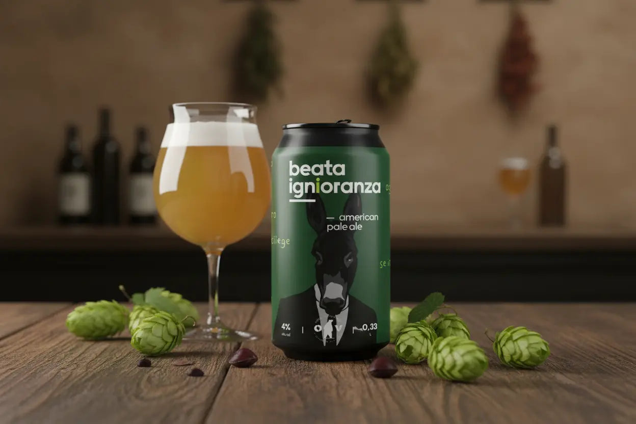 Beata Ignioranza  l’American Pale Ale di Orso Verde che prende ispirazione dalle APA della prima ora - maltese.beer