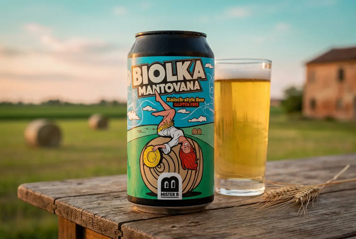Biolka Mantovana è una birra artigianale in stile Kölsch di Mister B-maltese.beer