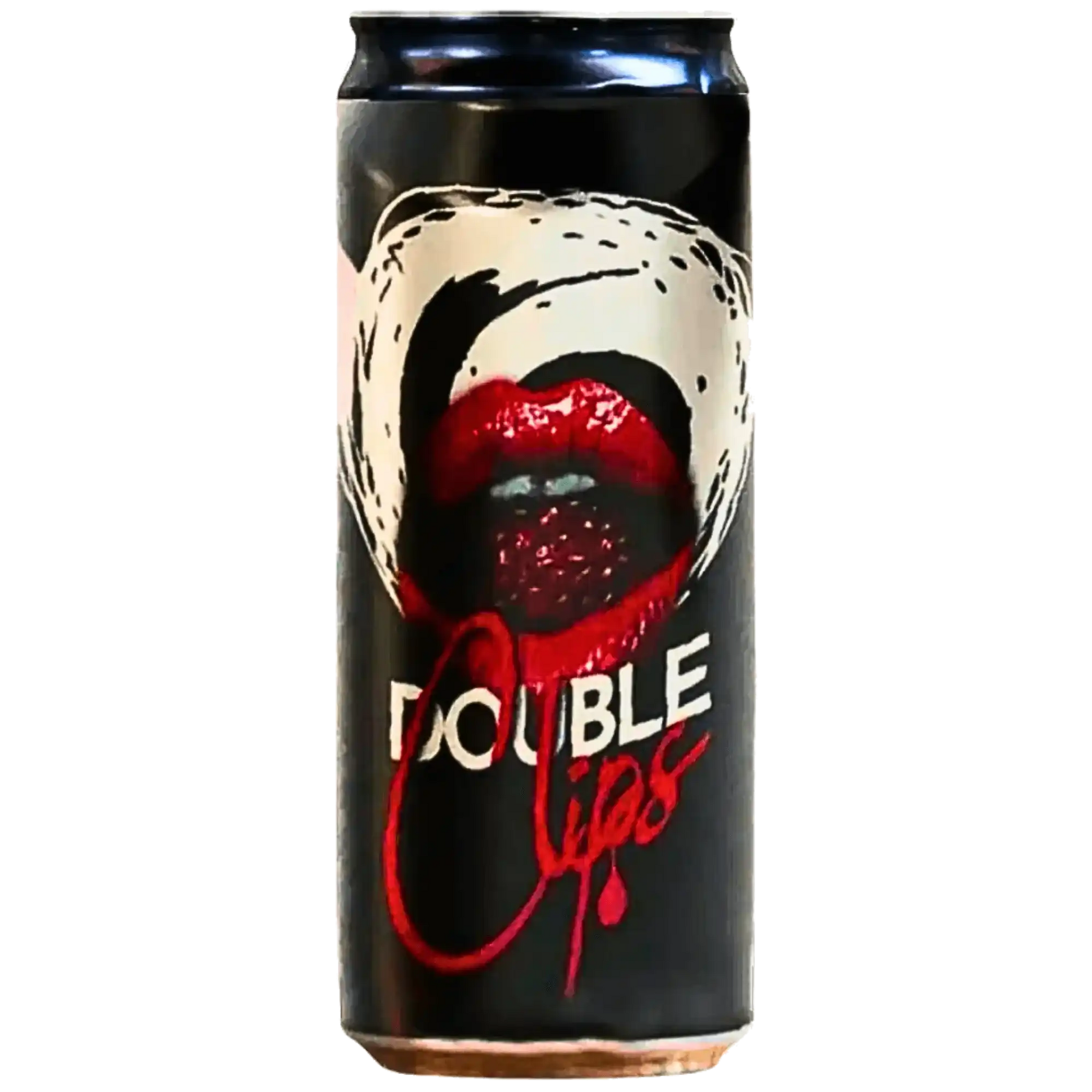 Lattina di birra artigianale Double Clips, birra italiana con design accattivante e sapori freschi.