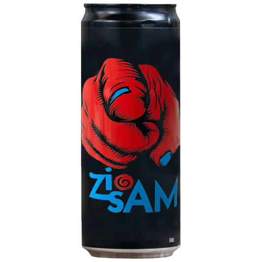 Zio Sam craft beer can from Birra Gaia, an Italian American Pale Ale with citrus and resin aromas.