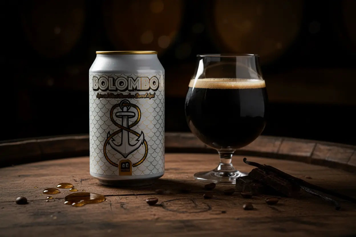 Bolombo Bourbon Barrel Aged — Imperial Stout Bourbon Barrel Aged | Mister B, San Giorgio Bigarello (MN)