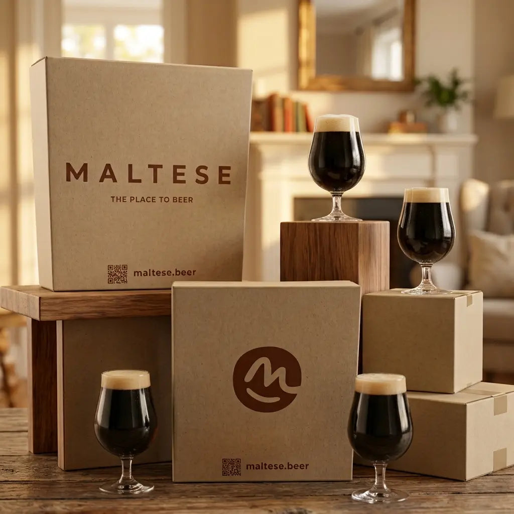 Box birre scure degustazione - maltese.beer