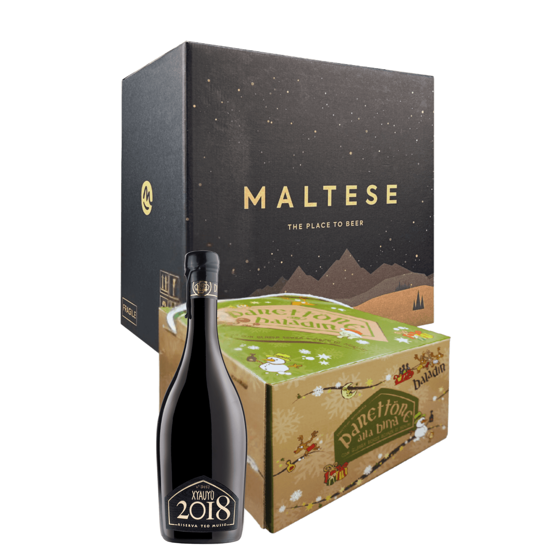 Box Panettone senza canditi e Xyauyù Oro 2018