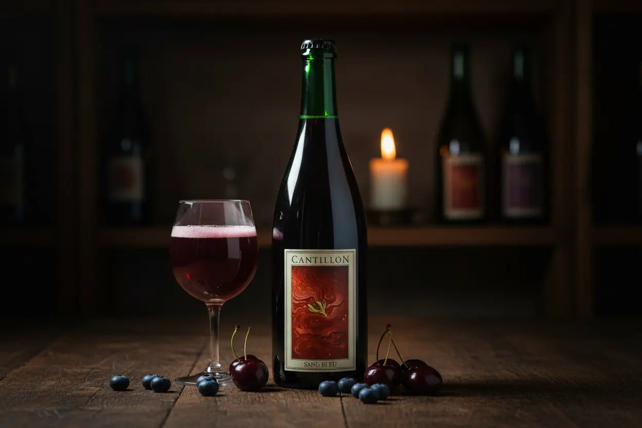 Sang Bleu di Brasserie Cantillon - il Lambic alla Camerise - maltese.beer