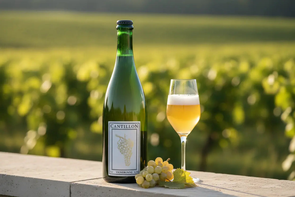 Vigneronne 2024 è il Druiven Lambic con  aggiunta di uve di firmato Brasserie Cantillon - maltese.beer