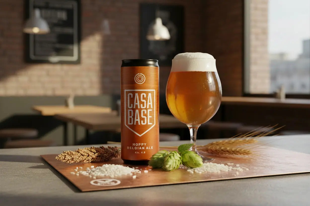 Casabase è la Hoppy Belgian Ale gluten free di Podere La Berta - maltese.beer