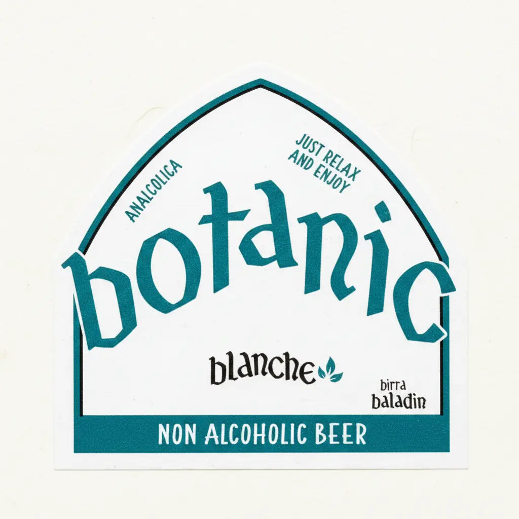 Botanic Blanche Analcolica birra di frumento senza alcol firmata Baladin - maltese.beer
