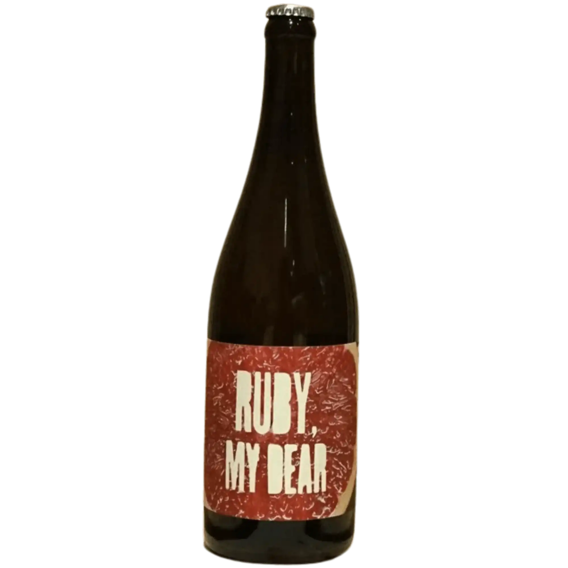 Ruby My Dear, birra artigianale di Cyclic beer Farm, eleganza e pompelmo rosa in bottiglia da 750ml.