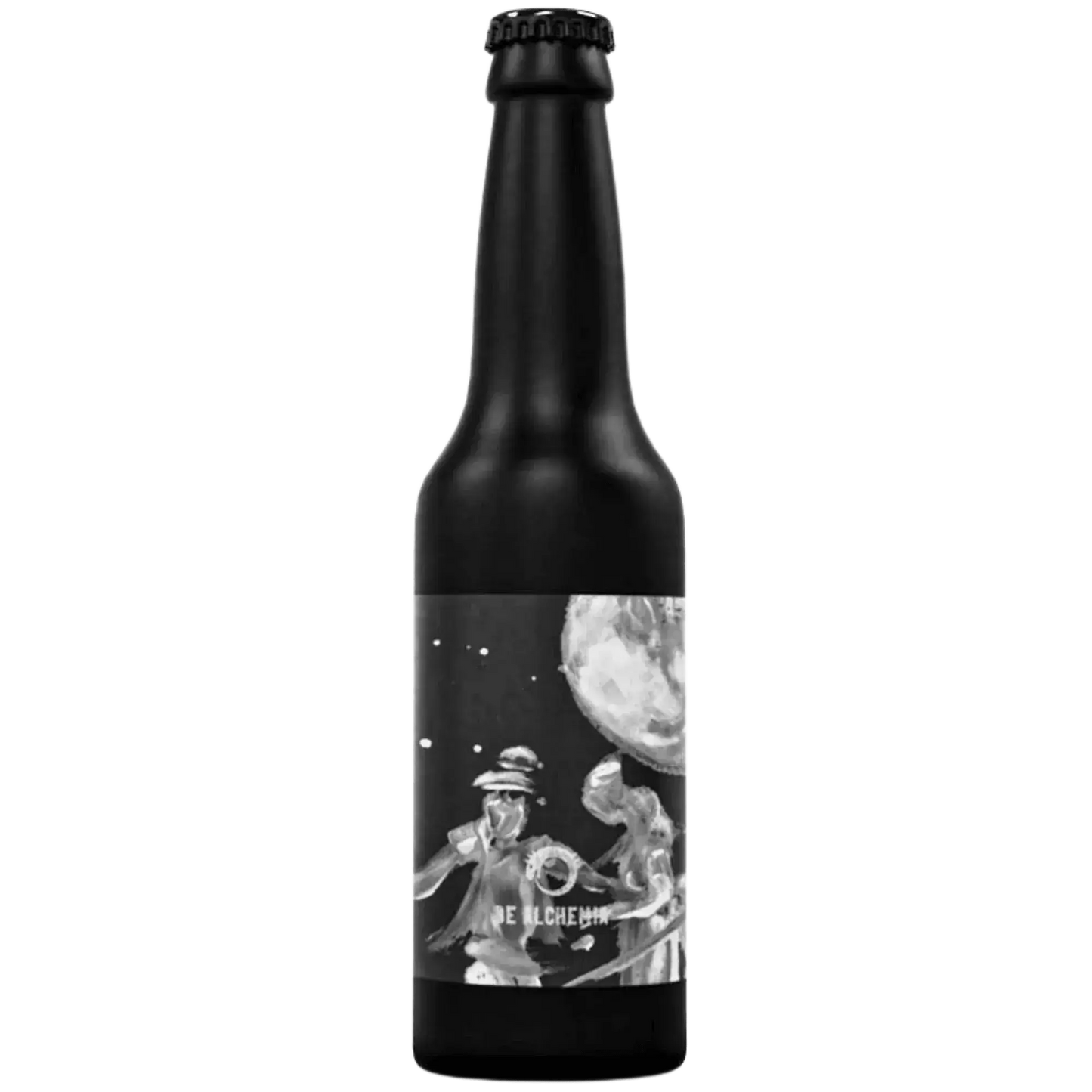 Lunare birra artigianale in bottiglia del birrificio calabrese De Alchemia, stile Blanche.