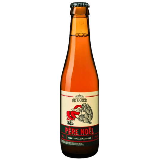Père Noël - 33 cl, birra artigianale del birrificio De Ranke, perfetta per le festività natalizie.