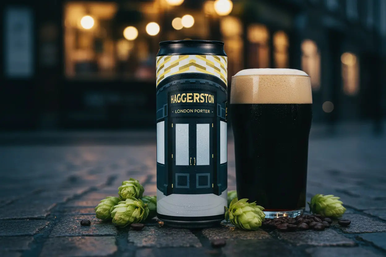 Haggerston la Stout artigianale con note di caffè e cioccolato di Zona Mosto - maltese.beer