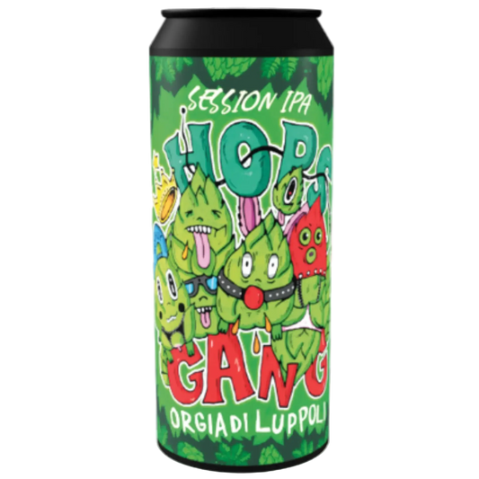 Hops Gang di Birra Amiata è una Session IPA al 4,3% vol