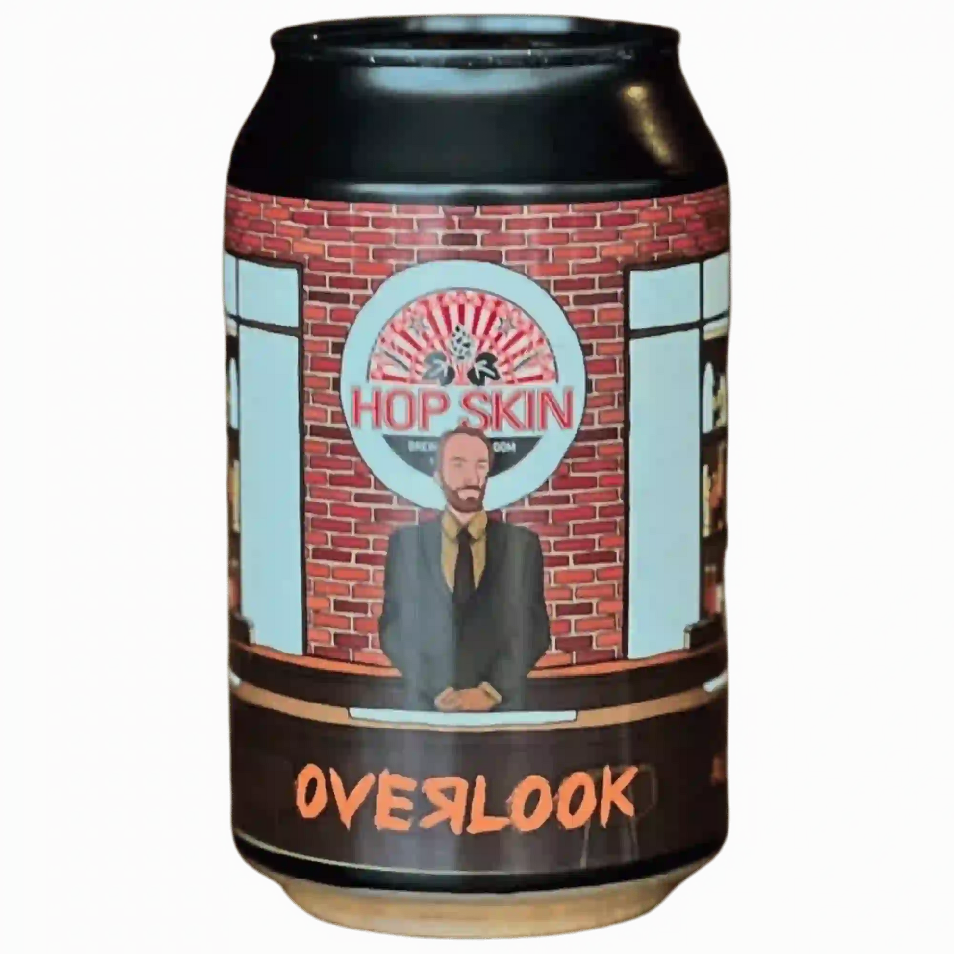 Overlook, birra artigianale del birrificio Hop Skin, in formato lattina, leggera e fruttata.
