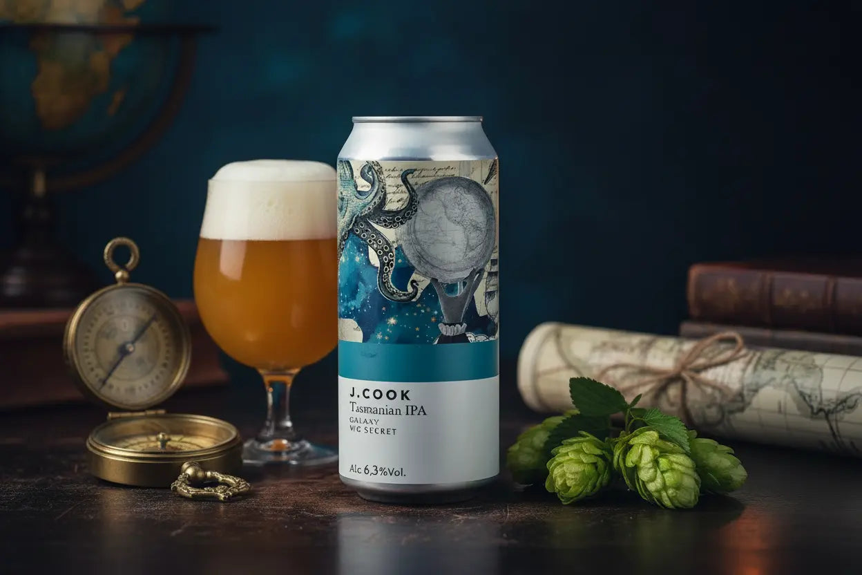 J.Cook la IPA artigianale che celebra la bevibilità e l'equilibrio perfetto tra freschezza e carattere di Shire Brewing - maltese.beer
