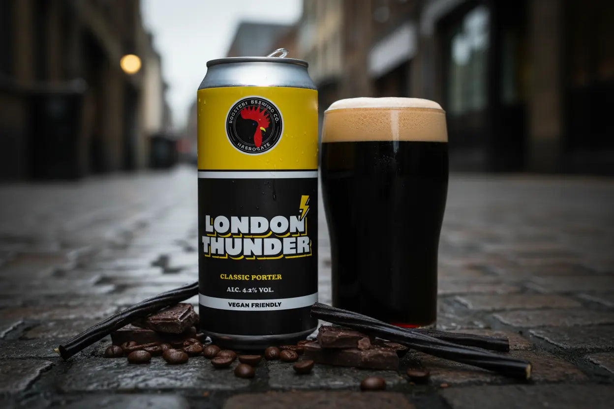  London Thunder  la Porter di Rooster’s Brewing scura, morbida e avvolgente - maltese.beer